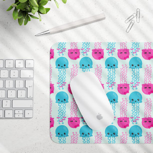 Mousepad Padrões para águas-vivas, águas-vivas-vivas-doces,