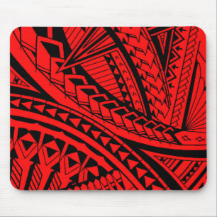 Mousepad Padrões samoanos coloridos do tatuagem