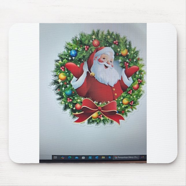 Mousepad Pads de Mouse de Natal (Frente)
