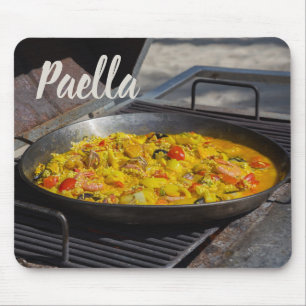 Mousepad Paella é cozida em um presente de chef