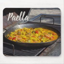 Mousepad Paella é cozida em um presente de grelhador para o
