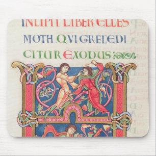 Mousepad Página da bíblia de Winchester, c.1150-80