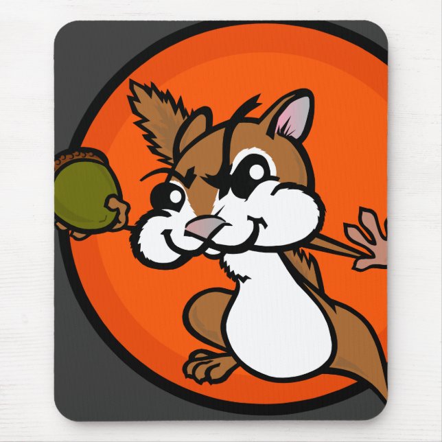 MOUSEPAD PÁGINA DE MOUSE DE CHIPMUNK CORTE (Frente)