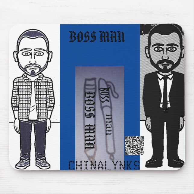 MOUSEPAD PÁGINA DE MOUSE DO BOSS MAN (Frente)