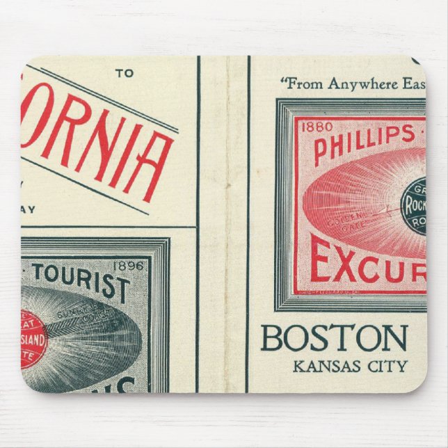 Mousepad Página de Texto das Excursões Turísticas de Fillip (Frente)