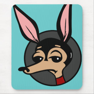 MOUSEPAD PÁGINA DO MOUSE DE CÃO DE ESTILO DE CARTÃO ENGR