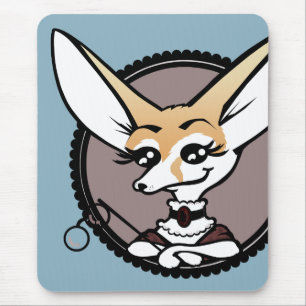 MOUSEPAD PÁGINA DO MOUSE FENNEC FOX FENNEC FENNEC VINTAGE