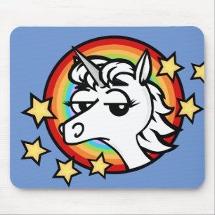 MOUSEPAD PÁGINA DO MOUSE UNICORN DE CARTOON FUNNY