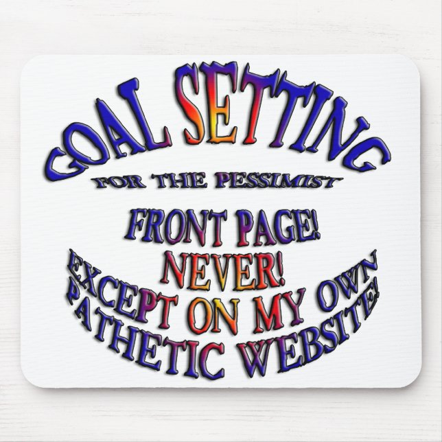 Mousepad Página inicial online Nunca (Frente)