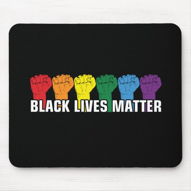 MOUSEPAD PÁGINA MOUSE DE MATÉRIA DE VIDA NEGRA (Frente)