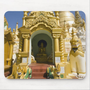 Mousepad Pagode Shwedagon (Paya), grande local de templo qu