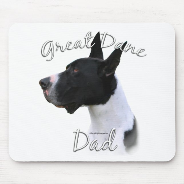 Mousepad Pai 2 da Great Dane (manto) (Frente)