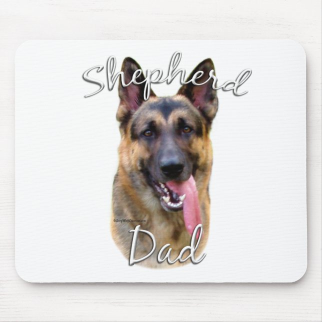 Mousepad Pai 2 do german shepherd (Frente)