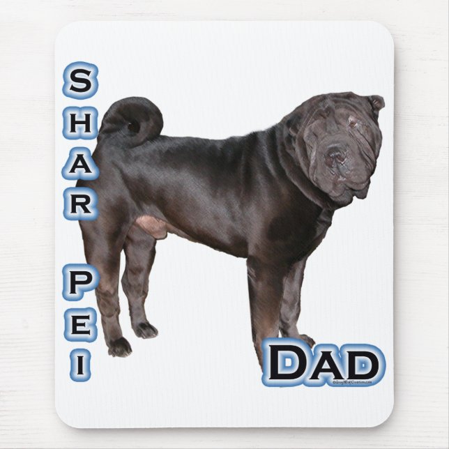 Mousepad Pai 4 Shar-Pei Chinês (Frente)