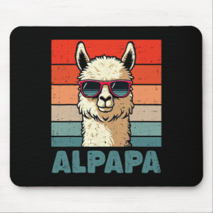 Mousepad Pai Alpaca Funny Alpaca Dia de os pais Melhor