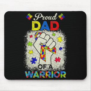 Mousepad Pai Autismo De Autenticação Do Guerreiro De Sensib