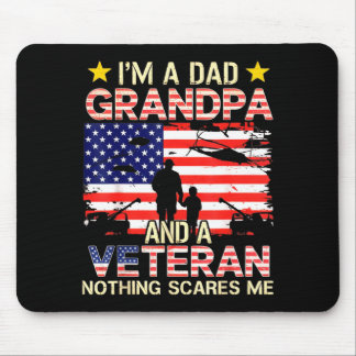 Mousepad Pai avô veterano veterano do vietnã vintage para