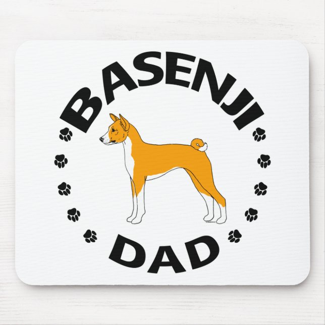 Mousepad Pai Basenji (Frente)