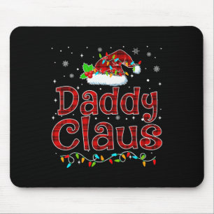 Mousepad Pai Claus Natal Pajama Matando o Natal da Família