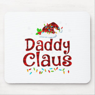 Mousepad Pai Claus Natal Pajama Matando o Natal da Família