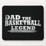 Mousepad pai da lenda do basquete<br><div class="desc">Este pai original, a legenda de basquete, com uma incrível letra de tipografia, é um aniversário de excelente e a ideia de presente do Pai para todos os pais, maridos e pais, apreciados, especiais, corajosos, maravilhosos e do gênero! O melhor presente de feriado incrível e engraçado para seu pai incrível....</div>