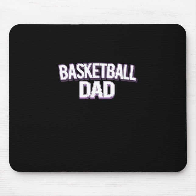 Mousepad Pai de basquete - Pai engraçado (Frente)