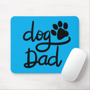 Mousepad Pai de Cachorro Impressão de Pata de Cachorro Engr