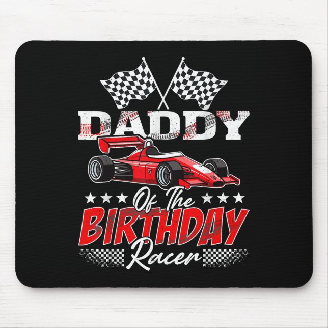 Mousepad Pai De Carro Race Da Família Birthday Racer (Frente)