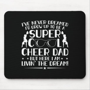 Mousepad Pai de Cheerleading Engraçado Torce Pai Dia dos Pa