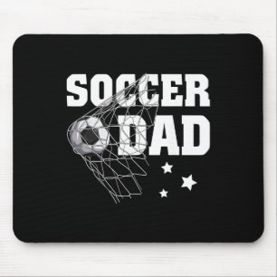 Mousepad Pai de Futebol Engraçado Papai Amante do Esporte F