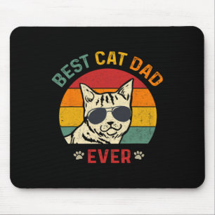 Mousepad Pai De Gato Alguma Vez Engraçado Dia de os pais De