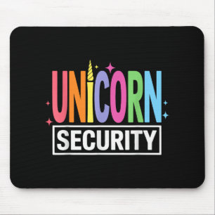 Mousepad Pai de Halloween de Segurança do Unicórnio Mãe Fig