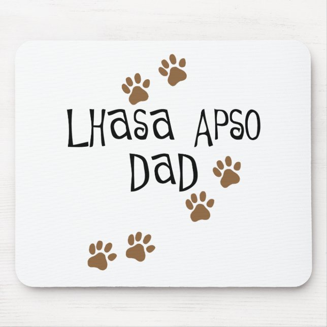Mousepad Pai de Lhasa Apso (Frente)