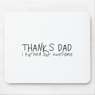 Mousepad Pai de obrigados... presente de dia de os pais