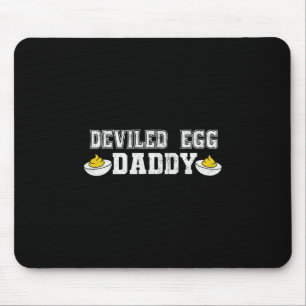 Mousepad Pai de Ovo Diabólico Retro Engraçado Dia dos Pais