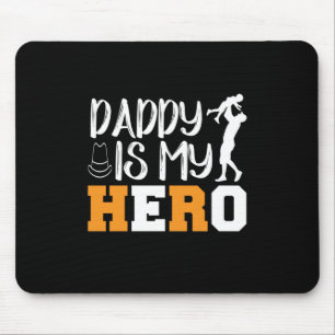 Mousepad Pai de presentes Pai É Meu Herói