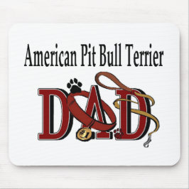 Mousepad Pai de Terrier Bull de Pit Bull Americano