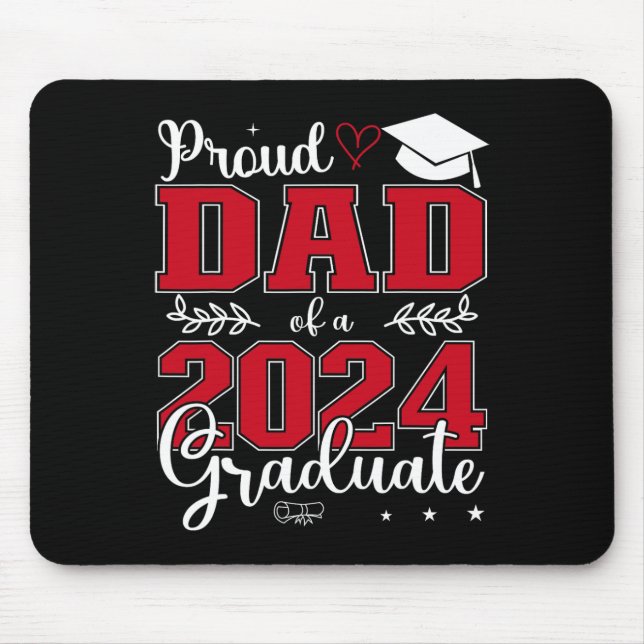 Mousepad Pai De Um Formando De Graduação Cl De 2024 (Frente)