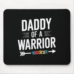 Mousepad Pai De Uma Família Guerreira Papa Mundo Autismo Aw