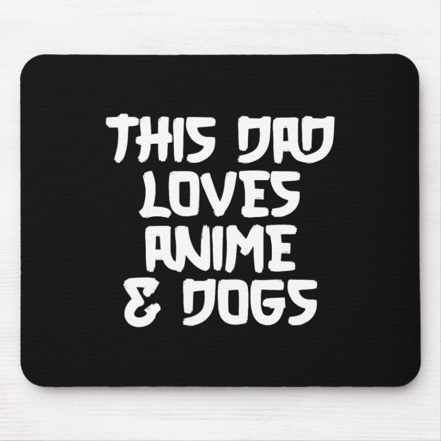 Mousepad Pai dia de os pais de animação japonês Otaku Kawai (Frente)