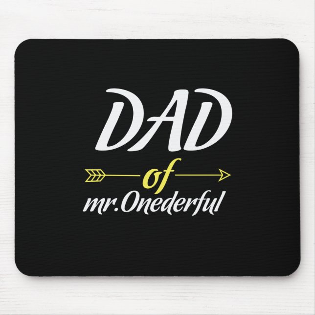 Mousepad Pai dia de os pais Do Sr. Oneince (Frente)