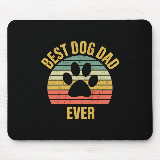 Mousepad Pai Dif Best Dog Pai Nunca (Frente)