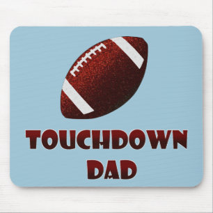 Mousepad Pai do aterragem do futebol do dia dos pais