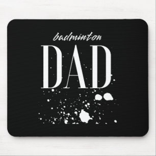 Mousepad Pai do Dia do Jogo Mens Dminton Maior Ventilador O