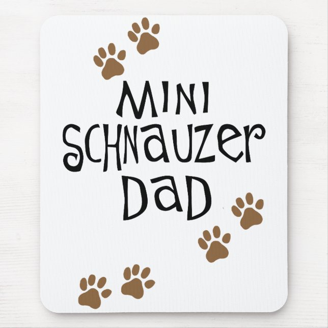 Mousepad Pai do Schnauzer diminuto (Frente)