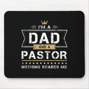 Mousepad Pai e Pastor Nada Me Assusta Presente 