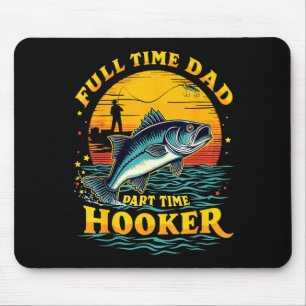 Mousepad Pai em tempo integral pai em tempo parcial fã de p