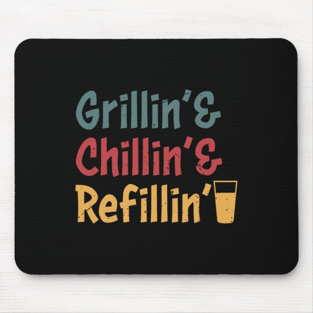 Mousepad Pai Engraçado - Enchimento por refrigeração (Frente)