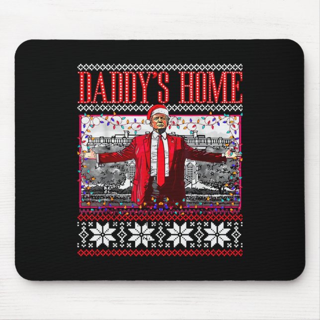 Mousepad Pai Engraçado Trump Horado de Natal Xm (Frente)