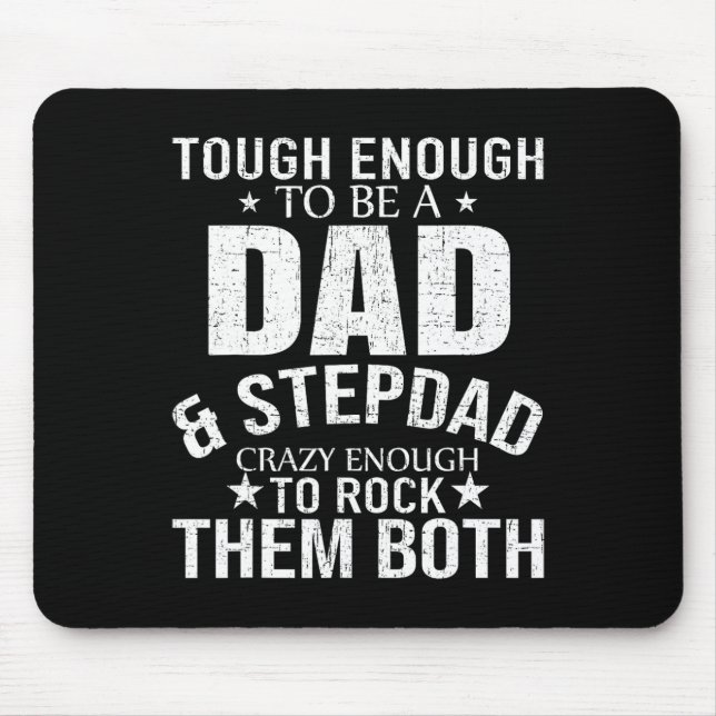 Mousepad Pai Etapa Do Dia de os pais Stepdad Do pai E Stepd (Frente)